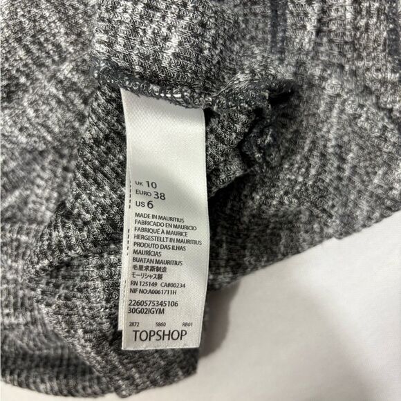 ‼️final must bundle‼️ Top Shop Tall Gray Sleeveless Women's Top Grey - Picture 5 of 6